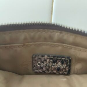 Vintage Cole Han Faux Snake Skin Wristlet
